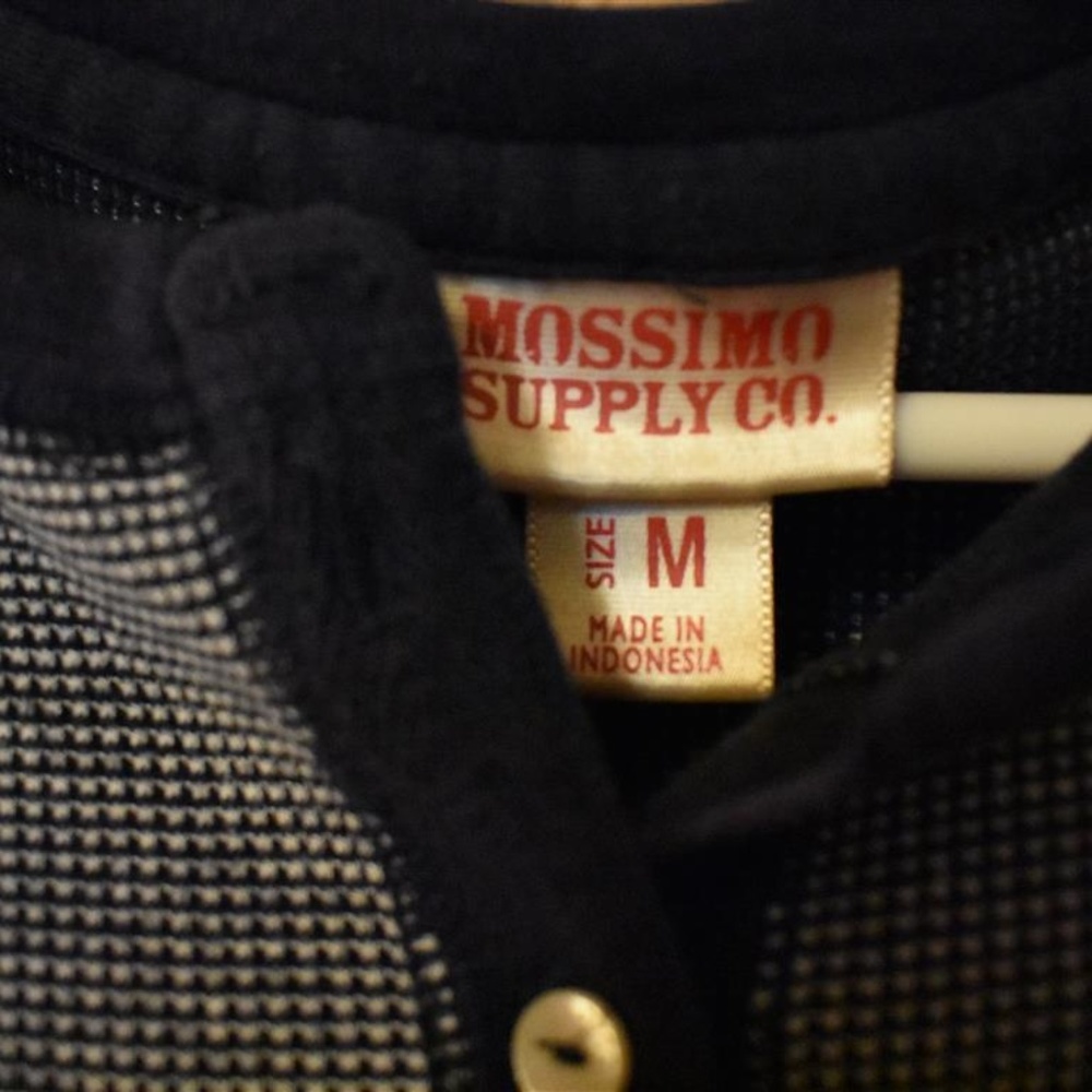 PRE OWNED Mossimo Supply Co. Henley - Picture 3 of 3